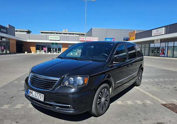 samochody osobowe Chrysler Town &amp; Country cena 57500 przebieg: 183000, rok produkcji 2014 z Mława